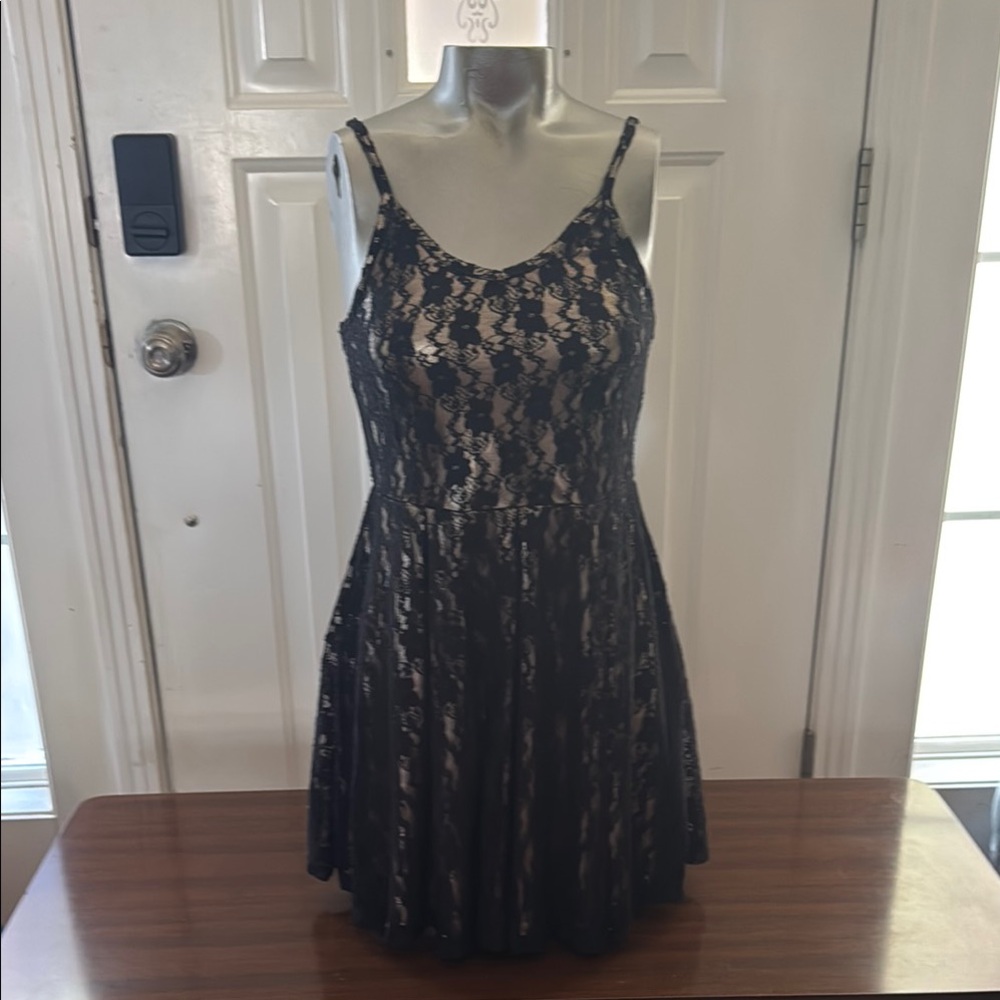 Youth size 12 lace overlay dress
